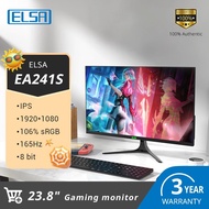 ELSA 24 Inch Game Monitor 165Hz IPS PC Lcd Display QHD 165Hz Desktop Gaming Gamer Computer Screen Fl