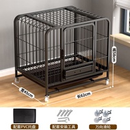 XYDog Cage Large Dog Cage Indoor Pet Cage with Toilet Medium-Sized Dog Golden Retriever Labrador Household Dog Cage SVN4