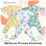 Sr-32 Little Owl Long Button Pajamas 0-2 Years Sr-32
