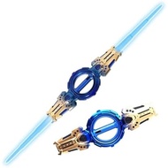 Diyeeni Light Up Sword for Kids, Retractable LED Toy Light Sword Saber Katana, Rechargeable Rotatabl