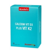 Kordels Calcium +Vit D3 Plus Vit K2 60S - Nett