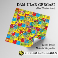 DAM ULAR GERGASI VERSI NOMBOR JAWI (TANPA DADU)