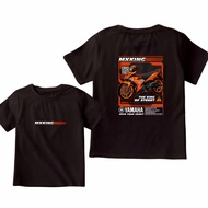 Children's T-shirts Ages 1-12 Years Cotton combed 30s - Yamaha MX KING ORANGE - mubaroqkids