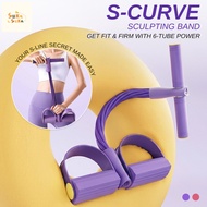Pedal Pull 6 Tube Tension Rope Foot Pedal Puller Pedal Rally Belt Sit Up Exercise Equipment penarik 