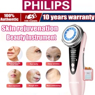 Philips photon facial massager rejuvenation beauty machine red and blue facial lifting cleansing beauty instrument mini