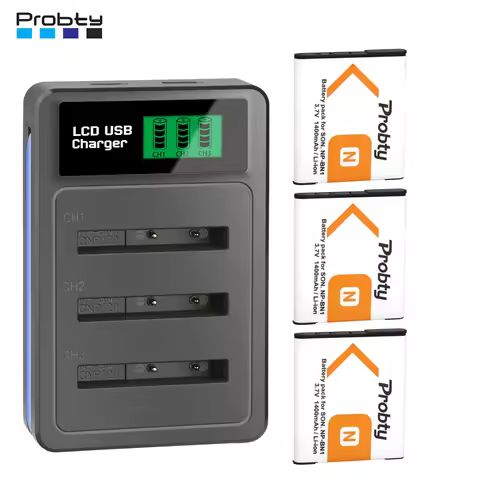 1400mAh NP-BN1 NP BN1 Battery or LCD Charger for Sony DSC-QX10 DSC-QX100 DSC-T99 DSC-T110 DSC-TF1 DS