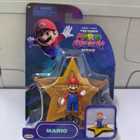 Original Jakks Mario Bros Figures Super Mario Bros Galaxy Movie Mini Figures Yoshi Wonder Collectibl