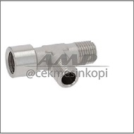 MESIN Universal T FITTING Ø 1/8"M - 1/8"M - 1/8"F Espresso Coffee Machine