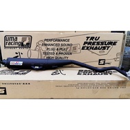 100% ORI UMA RACING EXHAUST PIPE TRU & BACK PRESSURE Y15 / RS150 & RSX150 / LC135 4S V2-V4 & V5-V7 [