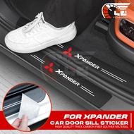 Mitsubishi Xpander Car Door Sill Protector Sticker Side Step Plate Rear Bumper Thick Anti Scratch St