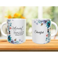 Retirement Mug Personalised With Name/Text