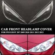 Car Front Headlight Cover for Peugeot 207 2009 2010 2011 2012 2013 Waterproof Headlight Shell Cover