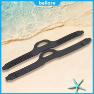 1Pair Fin Flippers Strap with Quick Release Buckles Black Fin Strap TPR Fin Straps Replacement for S