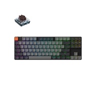 Keychron K1X Compact Wireless Mechanical Keyboard with RGB Backlighting Low-Profile TKL Layout 80% C