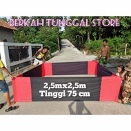 geber ayam aduan 2/25m bahan kain praktis