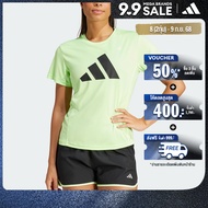 adidas วิ่ง เสื้อยืด Run It ผู้หญิง สีเขียว IN0115