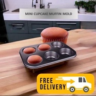 Cupcake Aluminum Mold Non Stick Baking Tray Cake Bakeware Mini Muffin Acuan Kek Cawan TIdak Melekat 