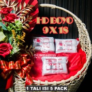 (BK-26-PR) 1 boyo hd plasticTALI (besek/buram) size 9x18 = 1/ 4 kg 1 TALI CONTENTS 5 PACKS