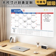 Progress Schedule Time Planner Punch Card Magnetic Schedule Management Wall Sticker Magnetic Time Go