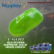 NIJIPLAY AIKKA CS170 MAXIS GREEN OLD SCHOOL SUPREME SOLID COLOUR 2K CAR PAINT