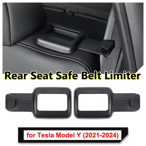 For Tesla Model Y HW4.0 2024 Rear Seat Safe Belt Guide Limiter Backseat Seatbelt Guide Holder ModelY