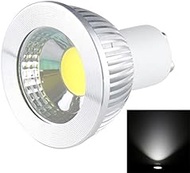 Liyuzhu GU10 5W 475LM Silver Cover White Light COB LED Spotlight, AC 85-265V (SKU : S-LED-5723W)