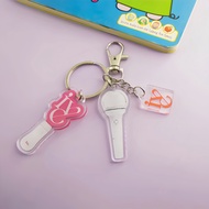 Kpop IVE Lightstick Pendant Keychain light stick keyring Jewelry Bag Car Key Pendants Keychains