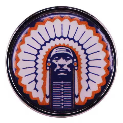 Illinois Fighting Illini Logo Enamel Pin Brooch Badge for Backpacks Fashion Jewelry Gift