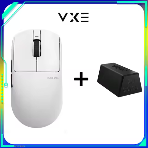 Vgn Vxe Dragonfly R1 Mouse Tri Mode R1 Pro Max E-Sports Wireless Paw3395 Mouse R1 4k Dongle Reciver 