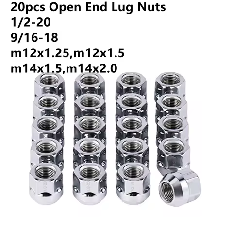 Height 21mm Open End Wheel Nuts 12x1.25, m12x1.5 Wheel Nuts m14x1.5 ,1/2-20 Lug Nuts 9/16 -18 19mm H