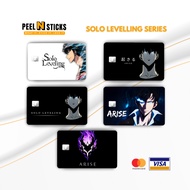 Solo Leveling Card Sticker – Anime Design | Waterproof PVC Skin for ATM/Debit/Credit Cards