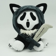 Ready Stock Scream Scream Scream Death Ghost Face Ghost Face Killer Cat Halloween Plush Toy