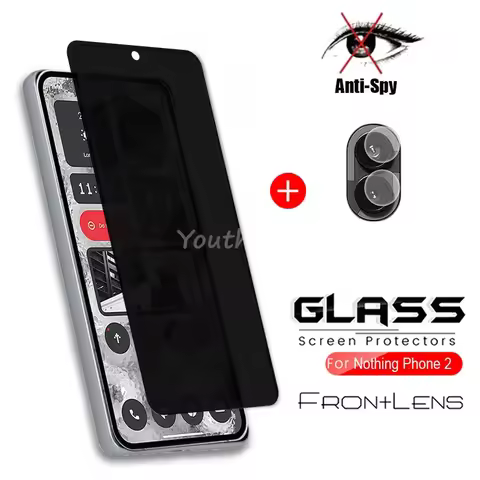 Privacy Screen Glass Nothing Phone 2 Glass Anti-Spy Protector Film Nothing Phone 2 Tempered Glass Ca