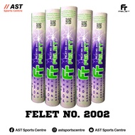 FELET No. 2002 - BWF Approved Shuttlecocks 100% Original