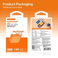 ALPHA·X Powerbank ALPC10-35PD PRO 10000mAh PD20W QC3.0 สายในตัว Type-CL ประกัน2ปี แถมถุงผ้า