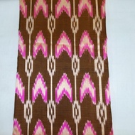 Kain Meteran Sutra Asli 100% Tenun Ikat Motif Co'Bo' Bugis Modern