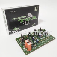 Kit Penguat Mic Preamp Mic TOA 4 Channel Ready