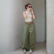 AMUSE BKK - Bubble Pants Ver.2 กางเกงทรงบอลลูนรุ่นใหม่ ใส่ง่ายดูมีดีเทล ผ้าพรีเมี่ยม