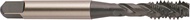 YG-1 G4 Series Vanadium Alloy HSS Spiral Flute Tap, Uncoated (Bright) Finish, Round Shank with Squar