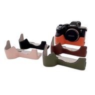 Suitable for Sony A7M4 Protective Case A7R5 A7M3 A7C2 A7RC Base Camera Bag Leather Case Protective C