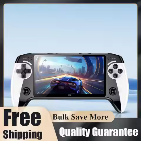 X9 Retro Handheld Game Console 5.5-Inch HD IPS Screen 20000+ Games Type-C Charging 1500mAh Video Gam