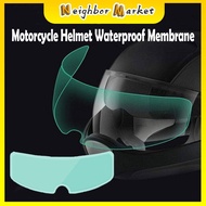 Motorcycle Helmet Anti-fog Film and Rain Film Durable Sticker Film Helmet Accessories