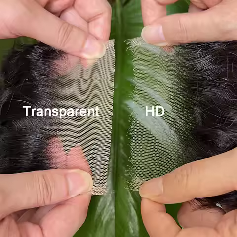 SWANEE 2x6 HD Lace Closure Straight 100% Human Hair Transparent Straight Lace Closure 2x6 Closure Fo