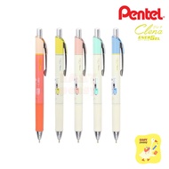 Pentel Energel Clena Gel Pen Model BLN74/BLN75 Head Size 0.4/0.5 mm./Refill Blue/Red Ink