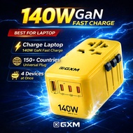GXM 140W GaN Travel Adapter Laptop Phone Tablet Super Fast Charge Samsung SFC 2.0 Wall Charger 100W 