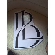 Large Initial Cutting Sticker BL Wedding Backdrop Decoration