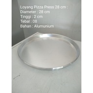 Aluminum Pizza Press Pan 28 Cm Thick 08
