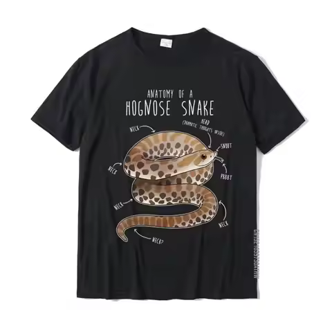 Anatomy Of A Hognose Snake Funny Pet Reptile Animal Lover T Shirt Tops