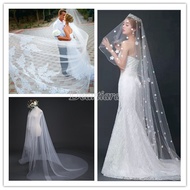 3m Bridal Veil Lace Veil Petal Veil Lace Veil Nude Yarn