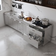 Household Side Cabinet Stainless Steel Cabinet Stove Cupboard Special Wholesale Storage 304 Thick Di